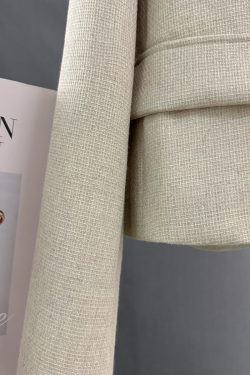 Beige French-Style Wind Coat for Women - High-End Short Top for Spring and Autumn, Exquisite Commuting Fashion 2025