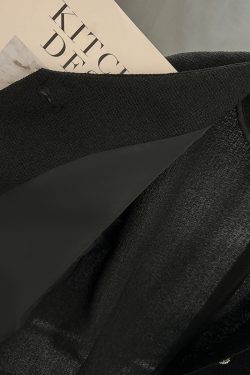 Black Short-Sleeved Blazer for Women, Summer Thin Chanel-Style Jacket, 2025 Y2K Inspired Elegant Outerwear