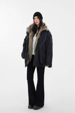 Black Stretchy Mid-Low Waist Flared Denim Pants for Women - Trendy Y2K Style Jeans