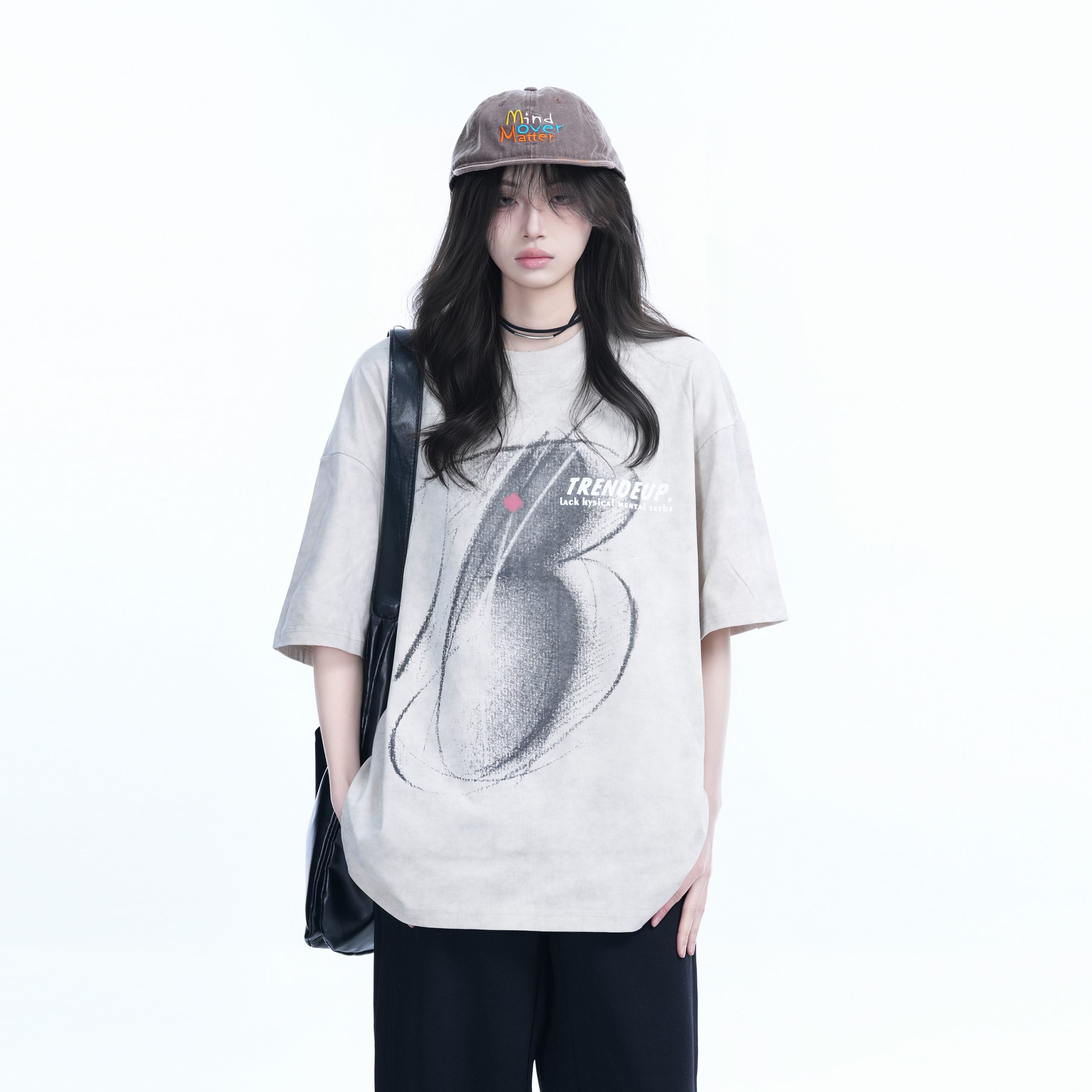 Black Tie-Dye Short Sleeve T-Shirt for Women - American Street Style, Loose Fit, Hip-Hop Inspired, Trendy Casual Wear Black Tie-Dye Short Sleeve T-Shirt for Women - American Street Style, Loose Fit, Hip-Hop Inspired, Trendy Casual Wear