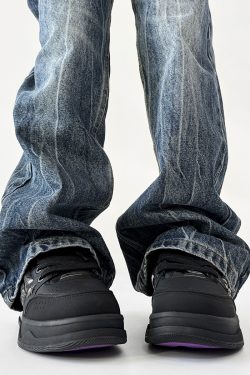 Black Warrior Board Shoes for Men and Women - Thick-Soled, Height-Increasing, Casual Couple Sports Shoes with Sailboat Star Design