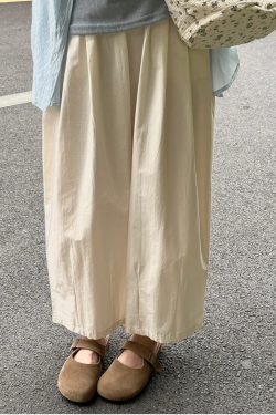 Black Women's Plus Size Summer Balloon Pants, Casual Loose Wide-Leg High-Waisted 90s Style Nine-Point Trousers