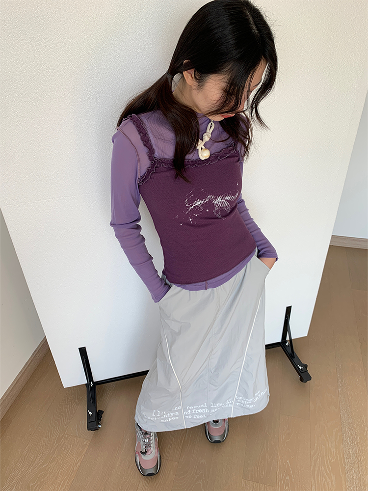 Blue Vintage Bow Print Slim Fit Casual Lace Knitted Tank Top for Spring Summer - Stylish 90s Inspired Fashion Essential Blue Vintage Bow Print Slim Fit Casual Lace Knitted Tank Top for Spring Summer - Stylish 90s Inspired Fashion Essential