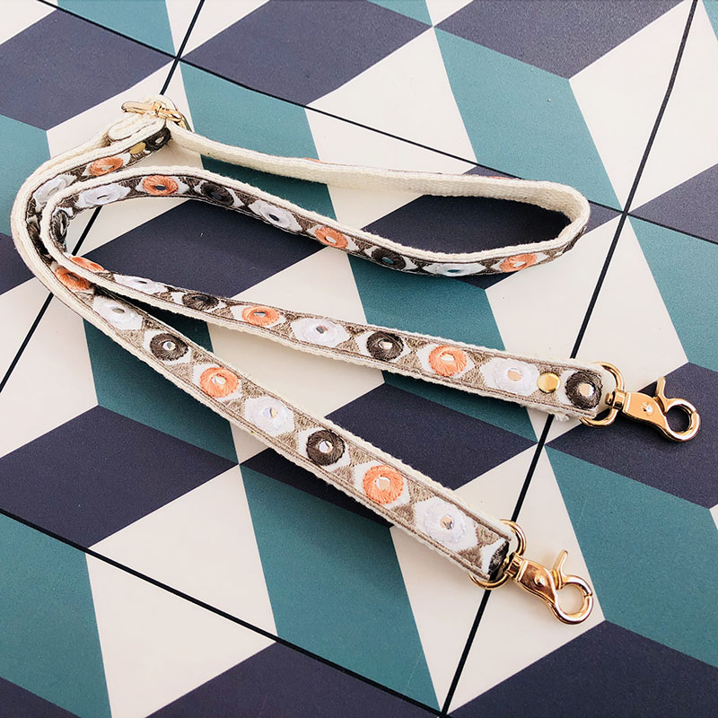 Bohemian Woven Embroidered Shoulder Strap Crossbody Bag - Ethnic Style DIY Adjustable Women's Handbag Bohemian Woven Embroidered Shoulder Strap Crossbody Bag - Ethnic Style DIY Adjustable Women's Handbag