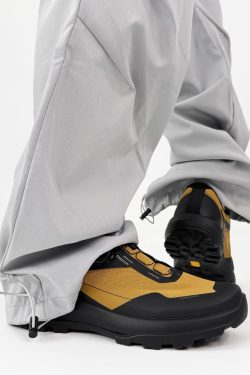 Breathable Black Cushioning Hiking Shoes for Men, Non-Slip Outdoor Walking and Running Commuter Shoes, Comfortable Sports Footwear