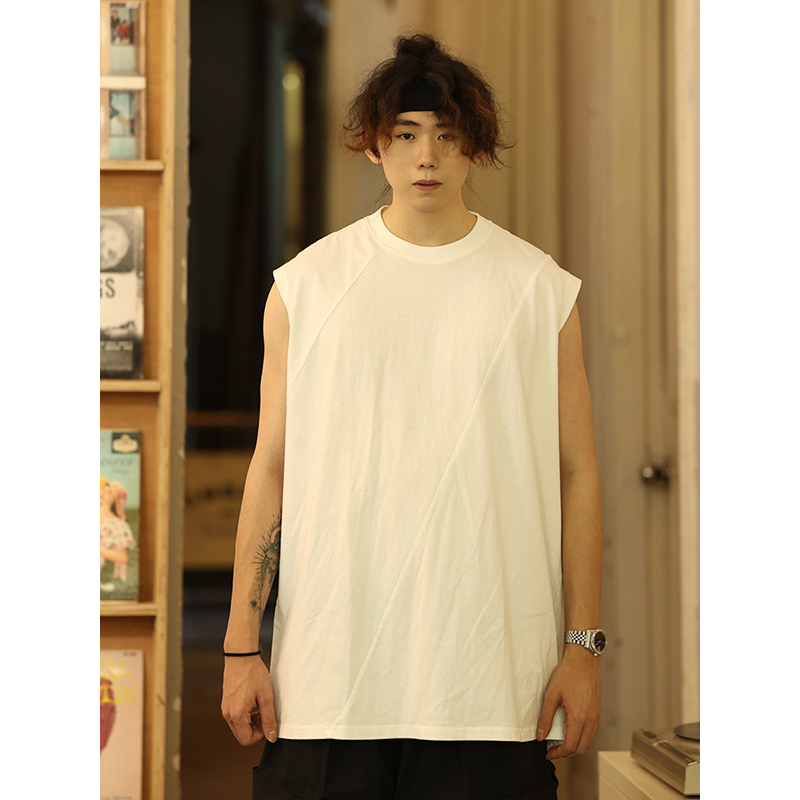 Breathable Loose-Fit Sleeveless Men's T-Shirt Vest for Youth Sports & Outdoor Activities, Casual Summer Wear Breathable Loose-Fit Sleeveless Men's T-Shirt Vest for Youth Sports & Outdoor Activities, Casual Summer Wear