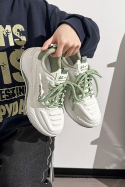 Breathable Mesh Casual Sports Shoes for Men - Summer Soft Sole Height-Increasing Minimalist Dad Sneakers - Popular Little White Shoes