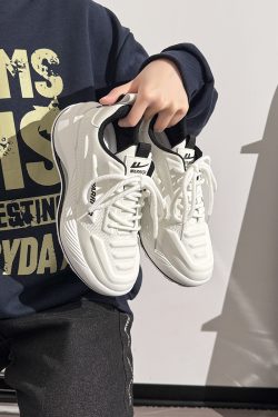 Breathable Mesh Casual Sports Shoes for Men - Summer Soft Sole Height-Increasing Minimalist Dad Sneakers - Popular Little White Shoes