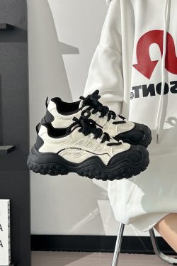 Breathable Mesh Dad Shoes for Women - Lightweight Summer Hiking Sneakers, Versatile White Sports Shoes for Comfort and Style