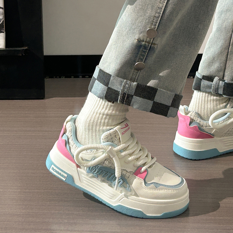 Breathable Mesh Flat Shoes for Women - Trendy Purple Taro Sports Sneakers for Summer 2025, Niche Style Breathable Mesh Flat Shoes for Women - Trendy Purple Taro Sports Sneakers for Summer 2025, Niche Style