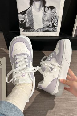 Breathable Mesh Flat Shoes for Women - Trendy Purple Taro Sports Sneakers for Summer 2025, Niche Style