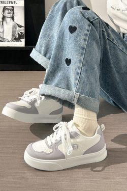 Breathable Mesh Flat Shoes for Women - Trendy Purple Taro Sports Sneakers for Summer 2025, Niche Style