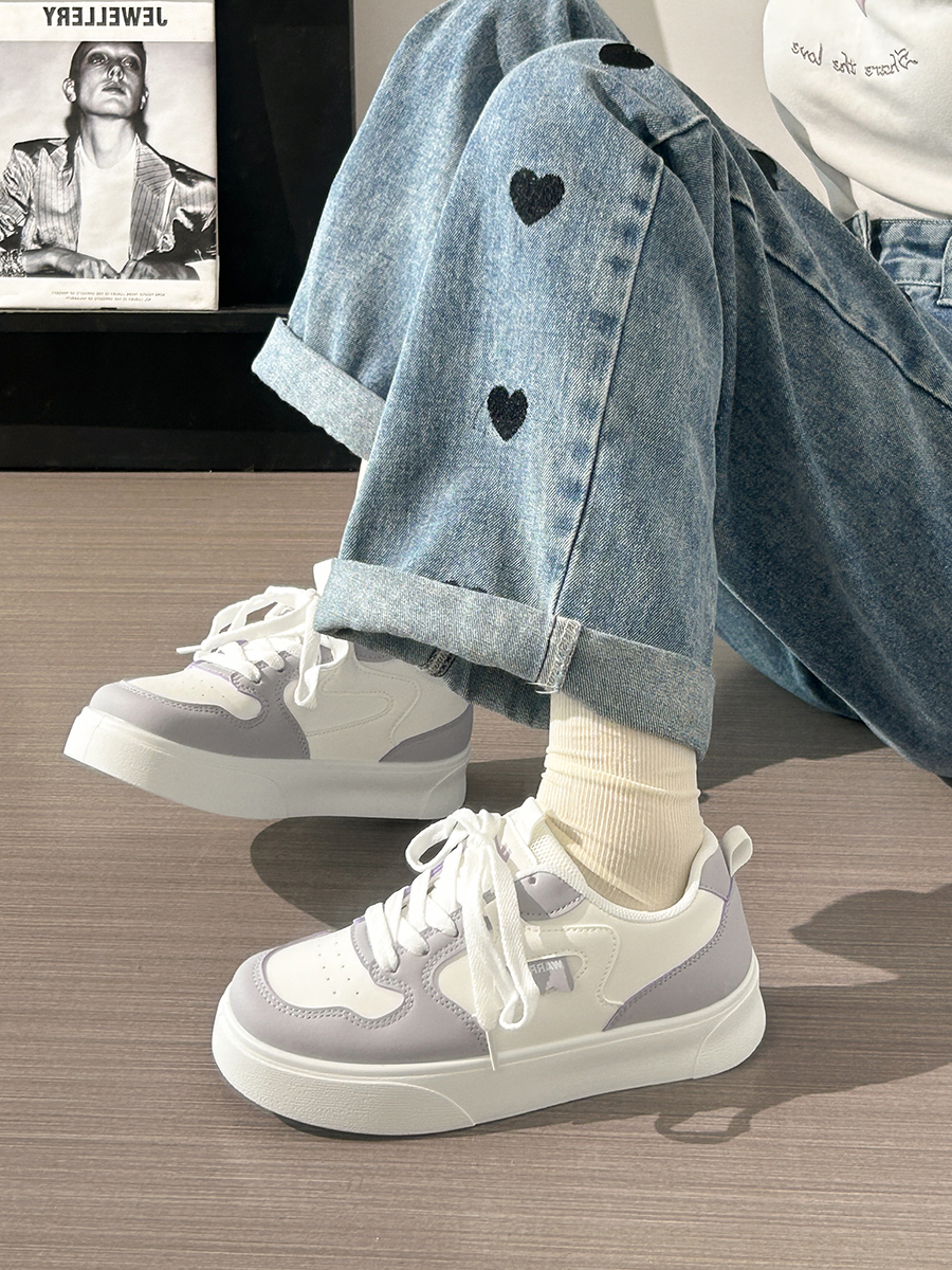 Breathable Mesh Flat Shoes for Women - Trendy Purple Taro Sports Sneakers for Summer 2025, Niche Style Breathable Mesh Flat Shoes for Women - Trendy Purple Taro Sports Sneakers for Summer 2025, Niche Style