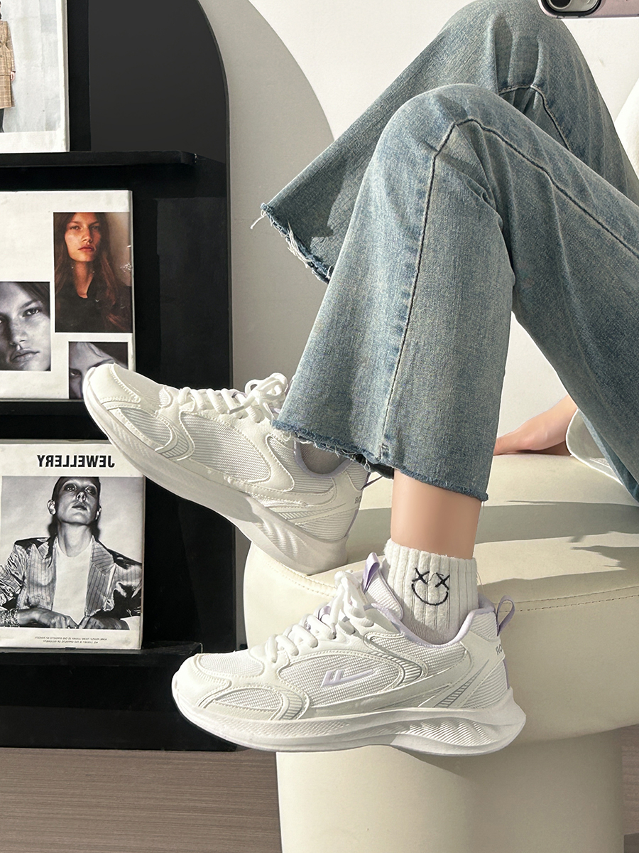 Breathable Mesh Running Sneakers for Women - Lightweight Shock-Absorbing Sports Shoes for Summer 2025, Soft-Soled Couple's Footwear Breathable Mesh Running Sneakers for Women - Lightweight Shock-Absorbing Sports Shoes for Summer 2025, Soft-Soled Couple's Footwear