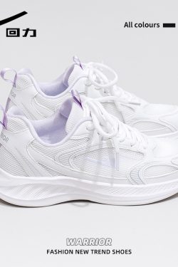 Breathable Mesh Running Sneakers for Women - Lightweight Shock-Absorbing Sports Shoes for Summer 2025, Soft-Soled Couple's Footwear