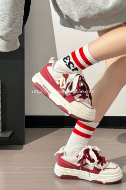 Breathable Mesh Women's Summer Shoes - Trendy Thick-Soled Platform Sneakers for Comfort and Style