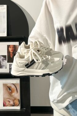 Breathable Summer Mesh Dad Shoes for Women - Soft-Soled Casual Sports Sneakers, Versatile Little White Shoes