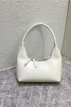 Bright Color Handheld Mini Handbag - Trendy Textured Fashionable Minimalist Niche Design Small Bag