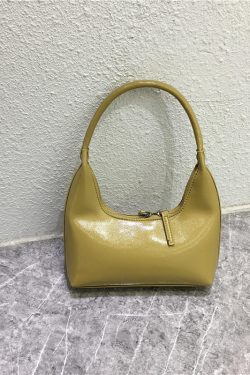 Bright Color Handheld Mini Handbag - Trendy Textured Fashionable Minimalist Niche Design Small Bag