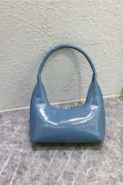 Bright Color Handheld Mini Handbag - Trendy Textured Fashionable Minimalist Niche Design Small Bag