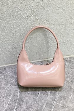 Bright Color Handheld Mini Handbag - Trendy Textured Fashionable Minimalist Niche Design Small Bag