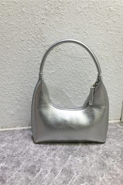 Bright Color Handheld Mini Handbag - Trendy Textured Fashionable Minimalist Niche Design Small Bag