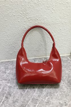 Bright Color Handheld Mini Handbag - Trendy Textured Fashionable Minimalist Niche Design Small Bag