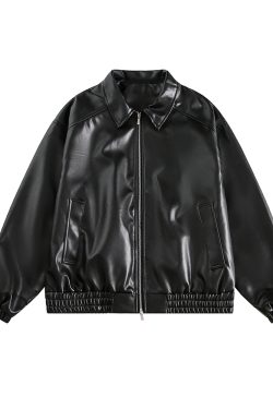 Brown Motorcycle PU Leather Jacket for Women - Vintage American Retro Style, Loose Fit, Autumn Fashion, Trendy Outerwear