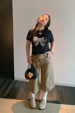 Butterfly Knot Short Sleeve T-Shirt for Women, Plus Size, Round Neck, Regular Fit, Black Top, 2025 Spring Summer Fashion