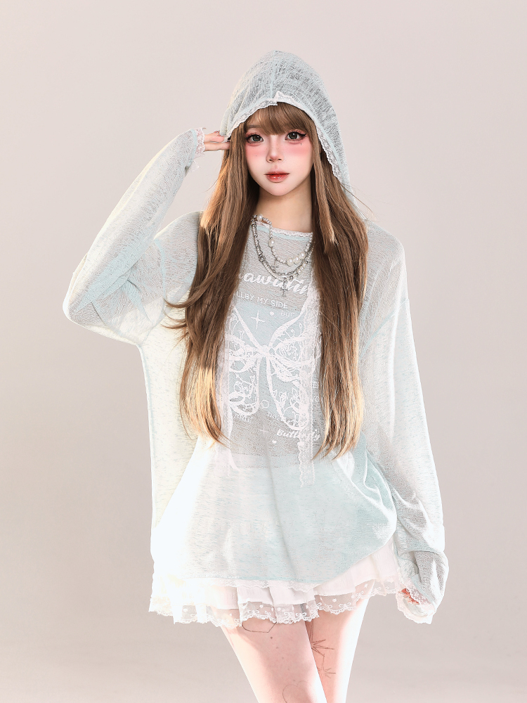 Butterfly Print Short-Sleeve T-Shirt for Women - American Style Casual Summer Top, Sweet & Spicy Loose Fit Sun Protection Cover-Up Butterfly Print Short-Sleeve T-Shirt for Women - American Style Casual Summer Top, Sweet & Spicy Loose Fit Sun Protection Cover-Up