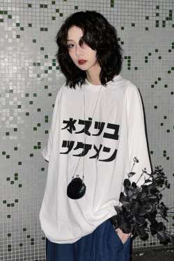 Casual Japanese Style Graphic T-Shirt for Men - Loose Fit, Drop Shoulder, Streetwear, Harajuku Inspired