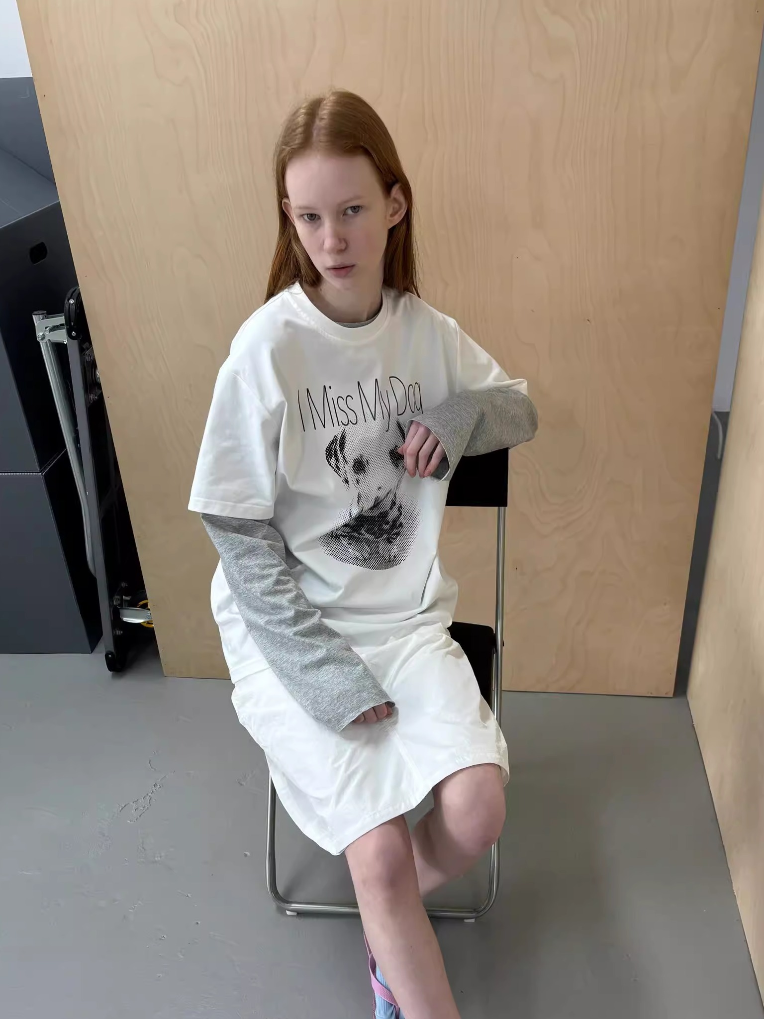 Casual Korean Style Cartoon Cat & Dog Print Short Sleeve T-Shirt for Women - Versatile Minimalist Pure Cotton Top Casual Korean Style Cartoon Cat & Dog Print Short Sleeve T-Shirt for Women - Versatile Minimalist Pure Cotton Top