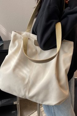 Casual Large-Capacity Women's Shoulder Bag - Versatile Commuter Tote for College Students