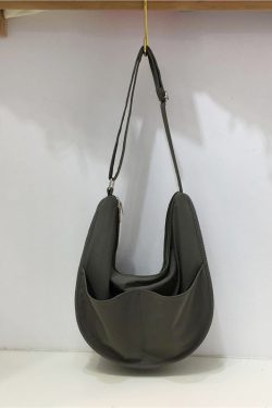Casual Nylon Canvas Dumpling Bag in Japanese and Korean Style for Commuting - Small Crossbody Shoulder Bag