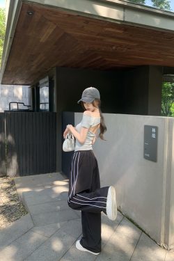 Casual Summer Loose Straight Pants for Women - Lightweight Breathable American Style Workwear