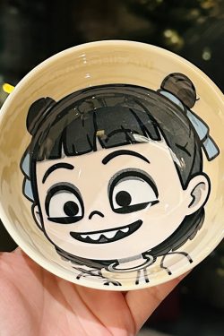 Ceramic Rice Bowl Set - Colorful Underglaze Dessert and Ice Cream Bowls for Kids - High-Value Tableware for Home Dining