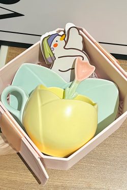 Ceramic Tulip-Shaped Coffee Cup with Saucer - Aesthetic Relief Design for Office and Home, Perfect Gift for Stylish Girls