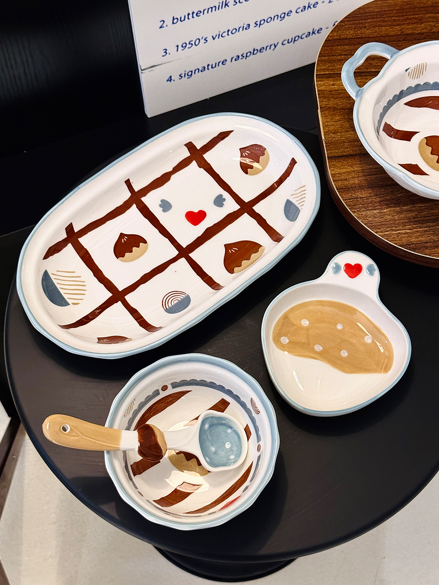 Charming 5-Inch Ceramic Rice Bowl for Girls, High-Quality Ice Cream Dessert Bowl, Sweet Soup Bowl for Everyday Use Charming 5-Inch Ceramic Rice Bowl for Girls, High-Quality Ice Cream Dessert Bowl, Sweet Soup Bowl for Everyday Use