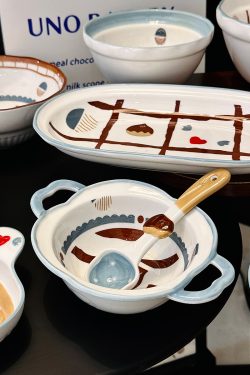 Charming 5-Inch Ceramic Rice Bowl for Girls, High-Quality Ice Cream Dessert Bowl, Sweet Soup Bowl for Everyday Use