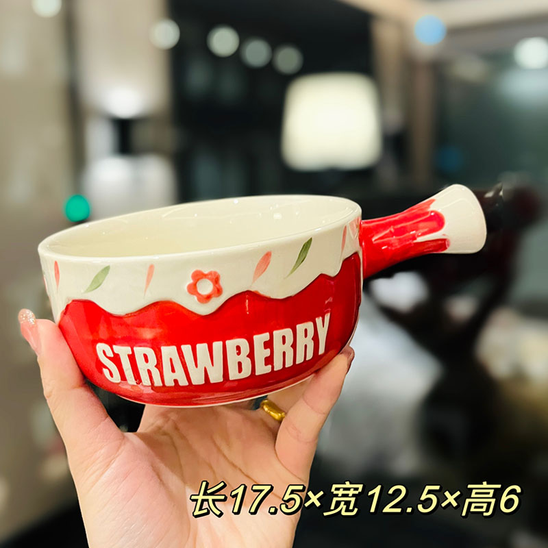 Charming 5-Inch Ceramic Rice Bowl for Girls, High-Quality Ice Cream Dessert Bowl, Sweet Soup Bowl for Everyday Use Charming 5-Inch Ceramic Rice Bowl for Girls, High-Quality Ice Cream Dessert Bowl, Sweet Soup Bowl for Everyday Use