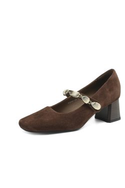 Chic French Style Mary Jane Loafers for Women - Versatile Shallow Mouth Italian-Inspired Single Shoes