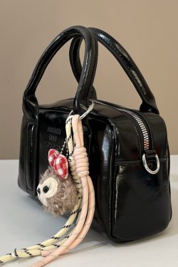 Chic Letter Design Handbag for Women, Trendy Tote Bag, 2025 Fashionable Shoulder Crossbody Bag, High-End Pillow Style