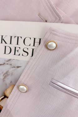 Chic Pink Lightweight Suit Jacket for Women - Versatile Summer 2025 Short Top for Effortless Style