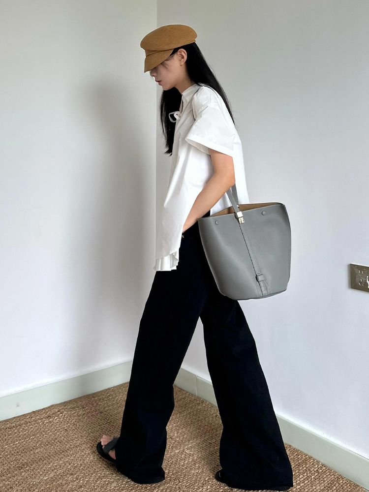 Chic Retro Hong Kong Style V-Neck Tie Design Short Sleeve Top for Women - Loose Casual White Summer Shirt Chic Retro Hong Kong Style V-Neck Tie Design Short Sleeve Top for Women - Loose Casual White Summer Shirt