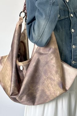 Chinese-Style Printed Dumpling Bag for Women, Versatile Large-Capacity Tote with Wooden Bead Shoulder Strap, National Style Fashion