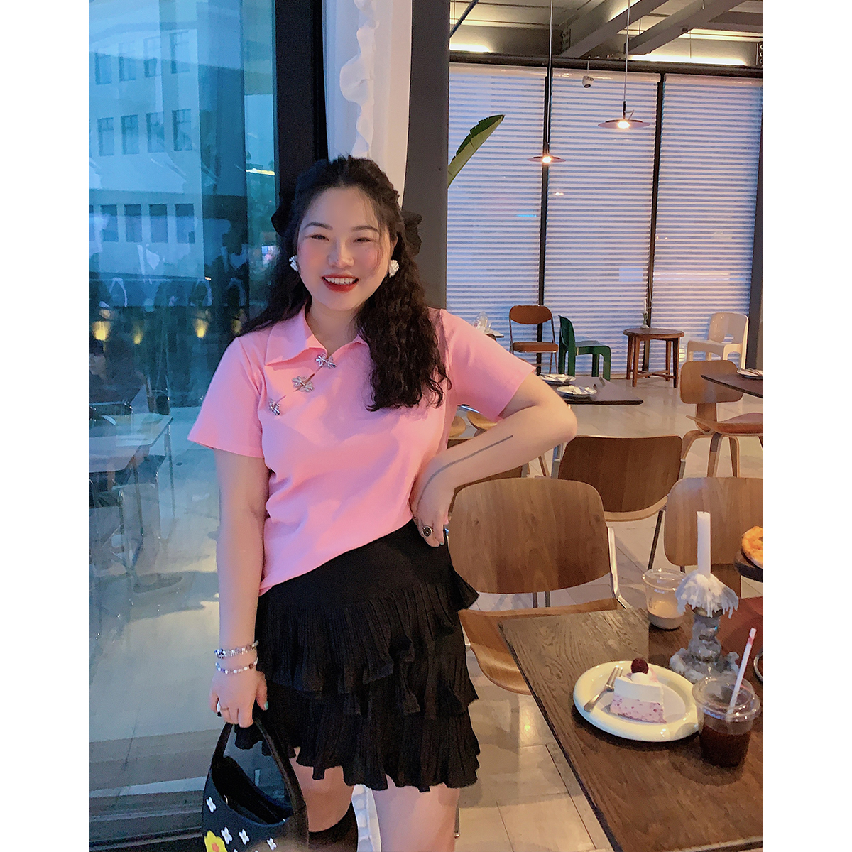 Chinese-Style Retro Short Sleeve T-Shirt for Women, Plus Size Polo Top, Spring Summer National Design, Vintage Aesthetic Chinese-Style Retro Short Sleeve T-Shirt for Women, Plus Size Polo Top, Spring Summer National Design, Vintage Aesthetic