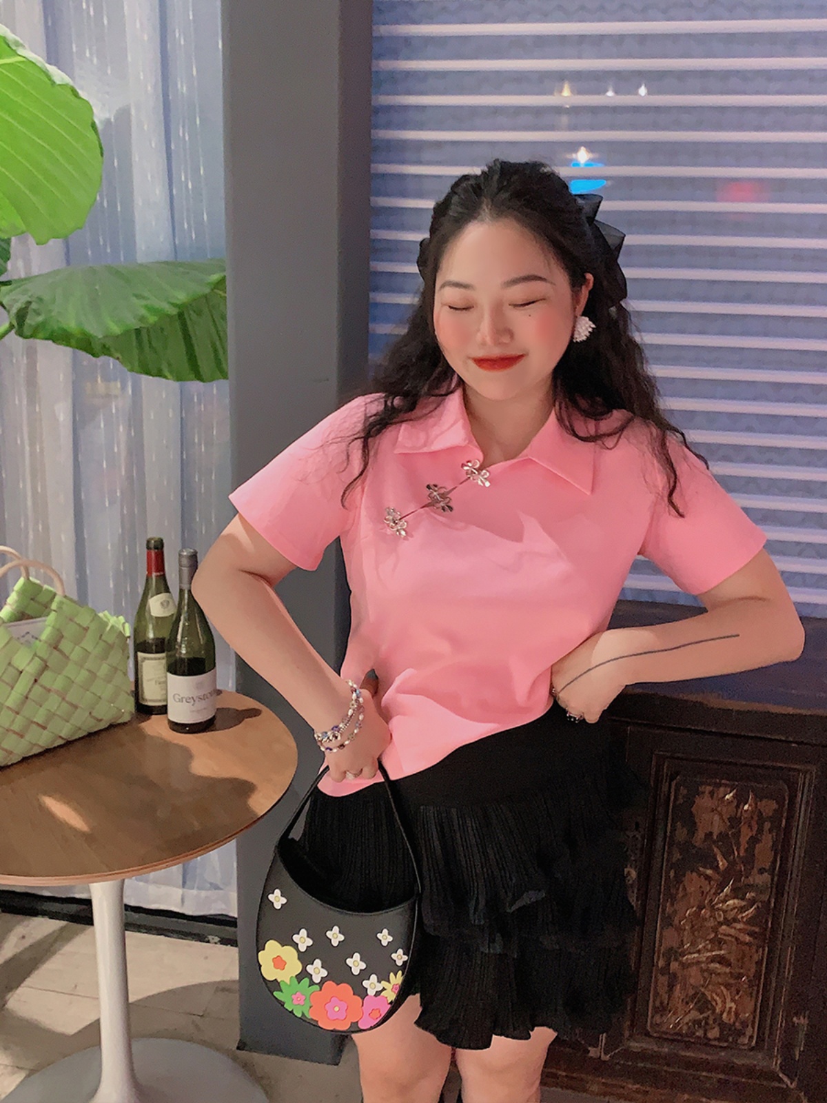 Chinese-Style Retro Short Sleeve T-Shirt for Women, Plus Size Polo Top, Spring Summer National Design, Vintage Aesthetic Chinese-Style Retro Short Sleeve T-Shirt for Women, Plus Size Polo Top, Spring Summer National Design, Vintage Aesthetic