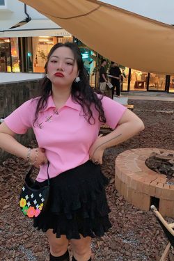 Chinese-Style Retro Short Sleeve T-Shirt for Women, Plus Size Polo Top, Spring Summer National Design, Vintage Aesthetic