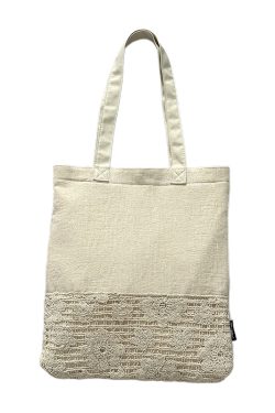 Chinese-Style Zen Canvas Tote Bag 2024 - Large Capacity Shoulder Bag for Commuting and Versatile Everyday Use