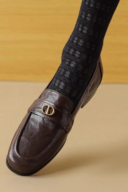 Chunky Heel Retro Loafers - Italian-Style Soft Sole Comfortable Shoes for Spring and Autumn